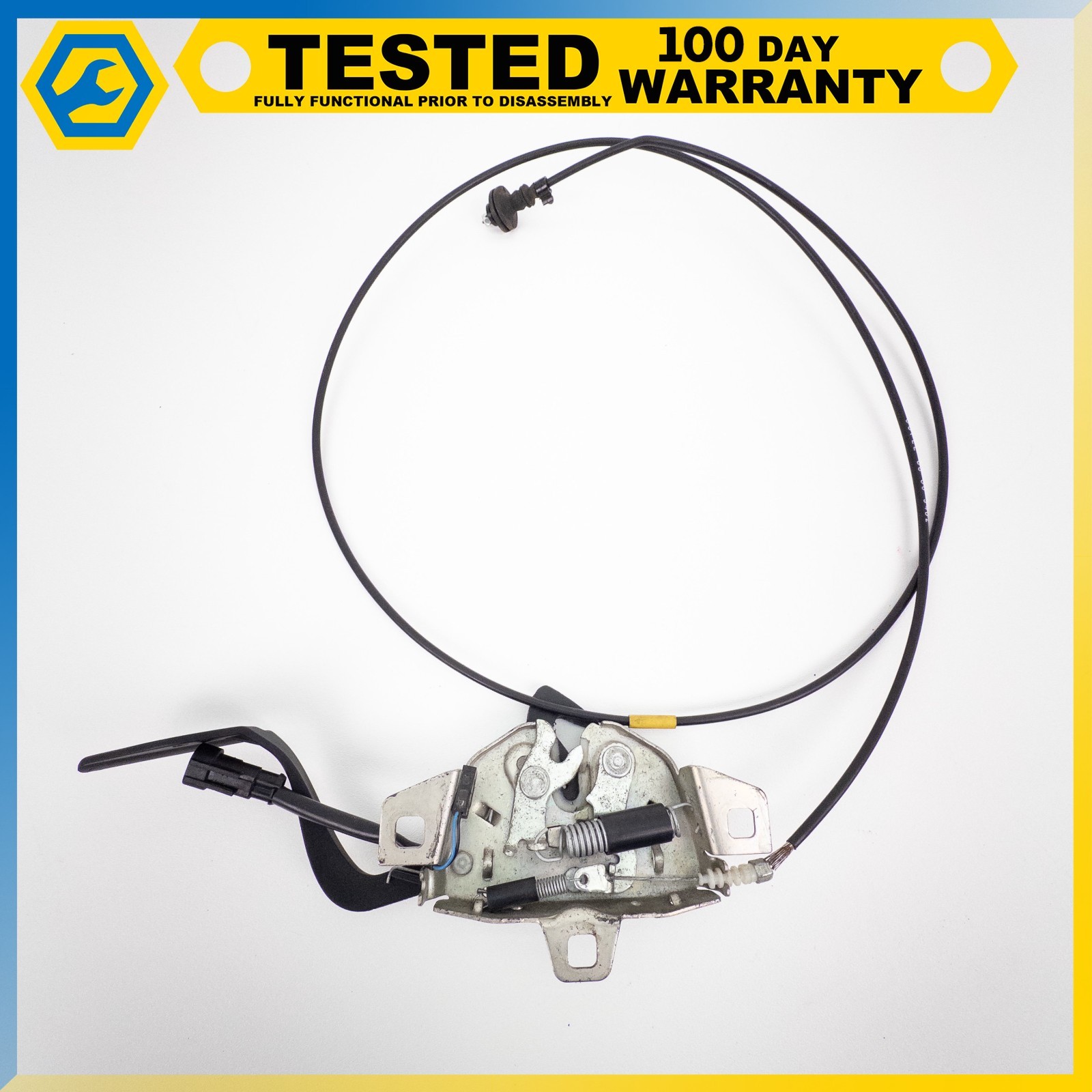 08-19 MASERATI GRANTURISMO FRONT HOOD SAFETY CATCH LOCK LATCH CABLE OEM