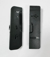 USB / AV OUT/ HDMI Interface Rubber Cover Cap Set for Canon EOS 7D Mark II, 7D2