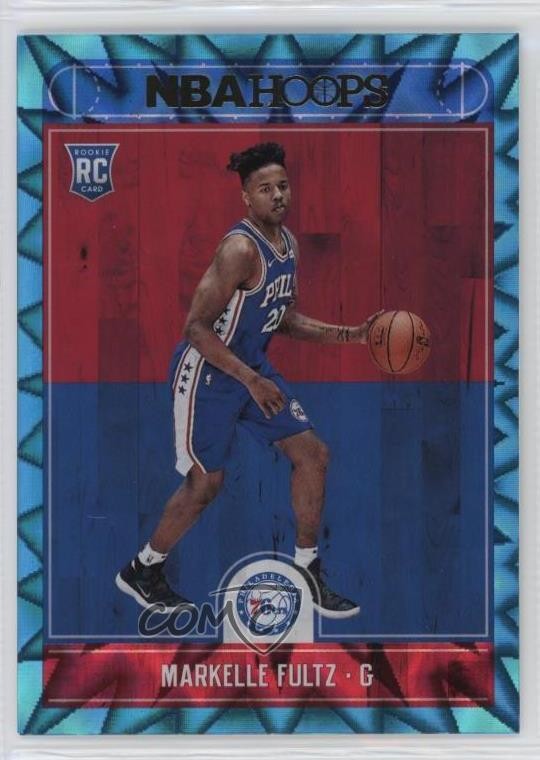 2017-18 Panini NBA Hoops Teal Explosion Markelle Fultz #251 15wb