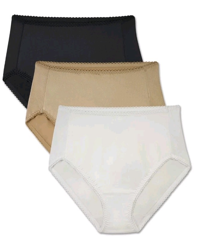 9 PACK Vanity Fair Radiant HI CUT Brief Light Control Shapers Panties 5XL 12