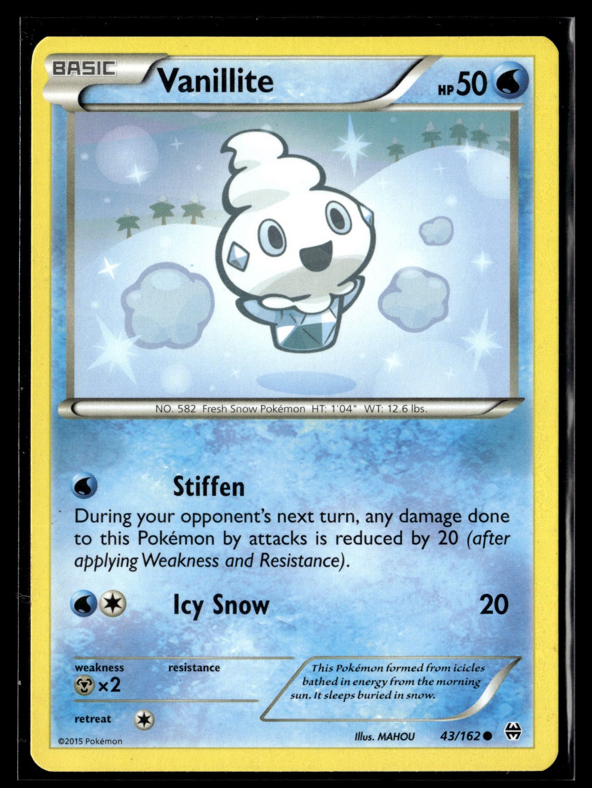 Pokemon TCG XY - BREAKthrough #43/162 Vanillite