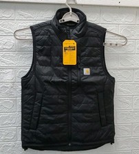 New Carhartt Rain Defender Lightweight Insulated Vest Black US Size S