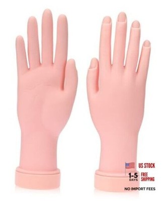 Soft Touch Acrylic Nail Practice Hands - 2 Pack - 8.99 x 3.07in