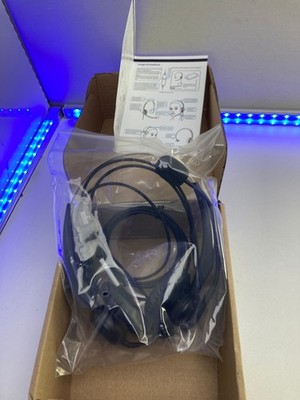 Mikrofon Headset für Laptop PC Call Center Computer Chat USB Rauschunterdrückung
