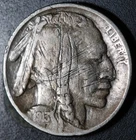 1913-D BUFFALO NICKEL - TYPE 2 - With ISSUES
