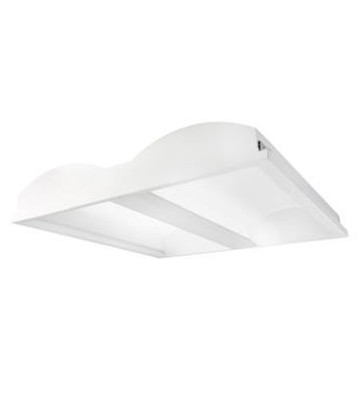 2 pack Maxlite MLIT22D2540 26W White 2' x 2' Indirect LED Troffer 4000K