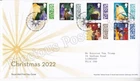 GB ROYAL MAIL FDC FIRST DAY COVER 2022 CHRISTMAS STAMP SET TALLENTS