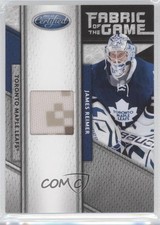 2011-12 Certified Fabric of the Game Materials 3/99 James Reimer #137 0c3