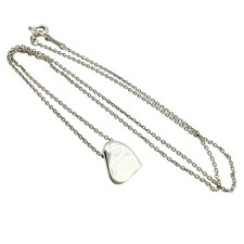Collana catena Tiffany & Co. ciondolo cuore pieno 16,5" argento sterling...