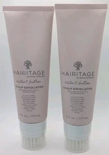 2 Pack Hairitage Restart Button Scalp Exfoliator Scrub Away Buildup 6 fl.oz. NEW
