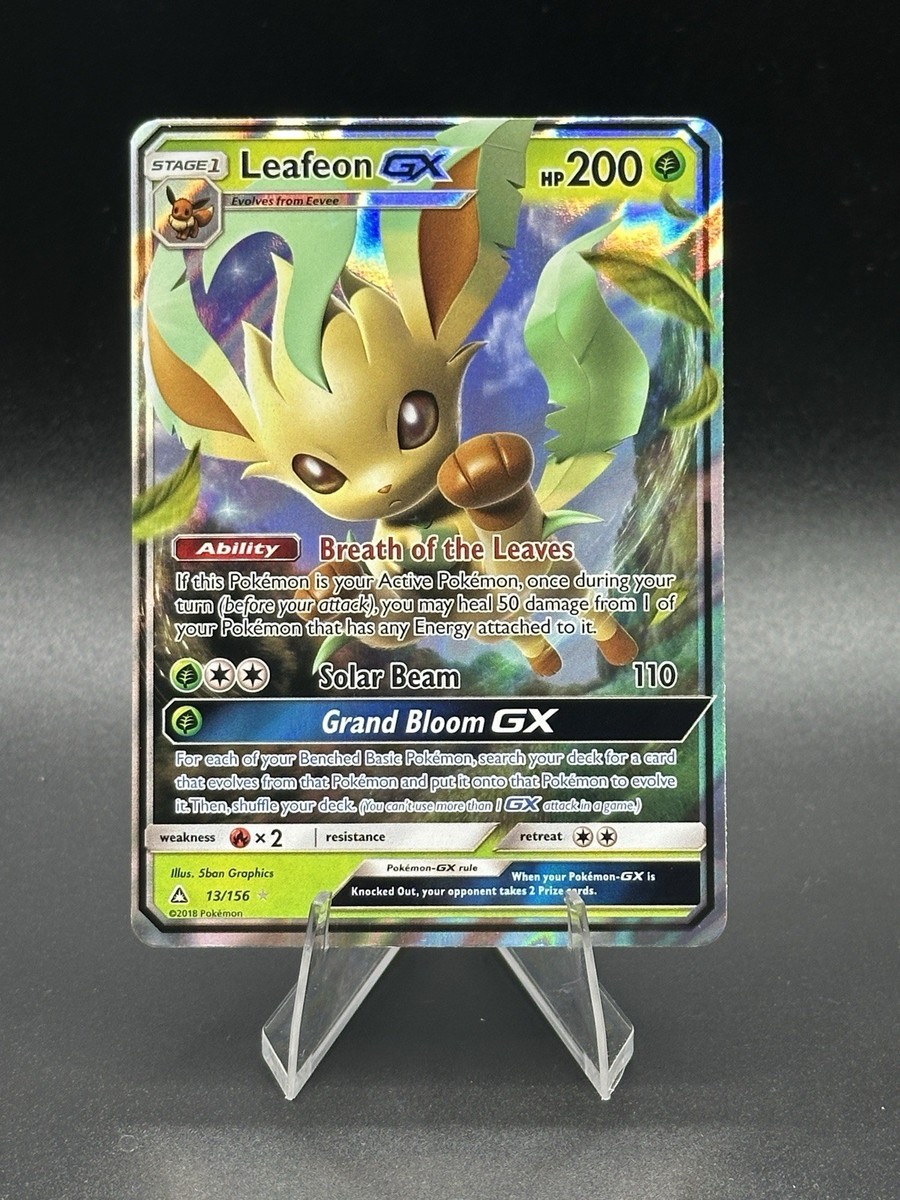 リーフィアGX Leafeon GX 英語版english Leafeon GX *HOLO* 13/156 Sm-Ultra Prism Pokemon TCG | eBay