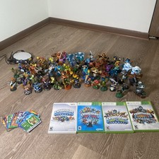Huge lot of 68 Skylanders Giants Assorted Figurines, Cards Games Untested