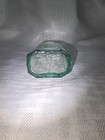 Antique Aqua glass bottle small 2 1/2 fl oz 7 on bottom cork top apothecary — photo 4