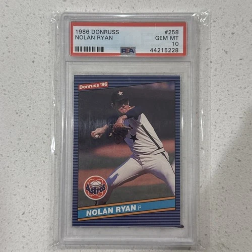 1986 Donuts Nolan Ryan #258 Houston Astros!!