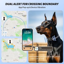 Long Distance Smart Pet Collar Geo Fence Tracker Locator Waterproof 4G GPS Track