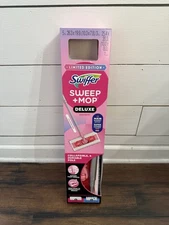 Swiffer Wicked Pink Sweep & Mop Deluxe 2-in-1 Kit Limited Edition NEW
