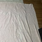  Vintage Pink and White Chenille Blanket Bedspread ~ 94 inches by 96 inches — photo 2