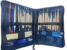 Large Set of 30 + Double Sided Pottery Clay Tool Set Modeling Carving Sculpting