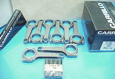 8 Carrillo 6.00 Tapered H-beam Connecting Rods Casidiam Coated Wristpins