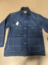 Deadstock BIG MAC Blanket Lined Chore Coat Made In USA Men's Size 44 workwear