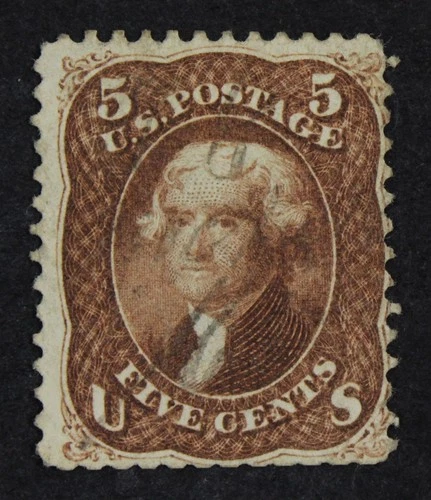 CKStamps: US Stamps Collection Scott#75 5c Jefferson Used