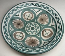 Rare Assiette Creuse R.P. Robert Picault Vallauris Vintage D 20,5Cm #354