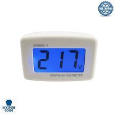 LCD Digital Volt Panel Meter AC 80-300V with US Flat Plug