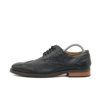 Florsheim Herren Brogue Oxford Business-Schuhe Schwarz Leder Flexsohle EU 41.5