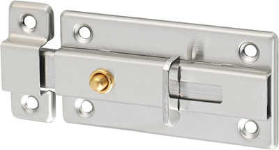 3 Inch Slide Bolt Latch, Spring-Automatic Latch for Inside Door, Press To Unlock