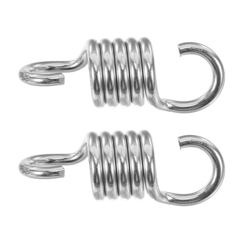  2 Pcs Hook Suspension Porch Swing Springs for Hammock Chair Heavy Duty - Zdjęcie 3 z 12