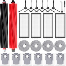 24 Pack Accessories Kit for Roborock Qrevo Master Qrevo Slim Robot Vacuum