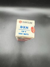 General Electric Quartzline Lamp DXN 120V 1000W New old stock