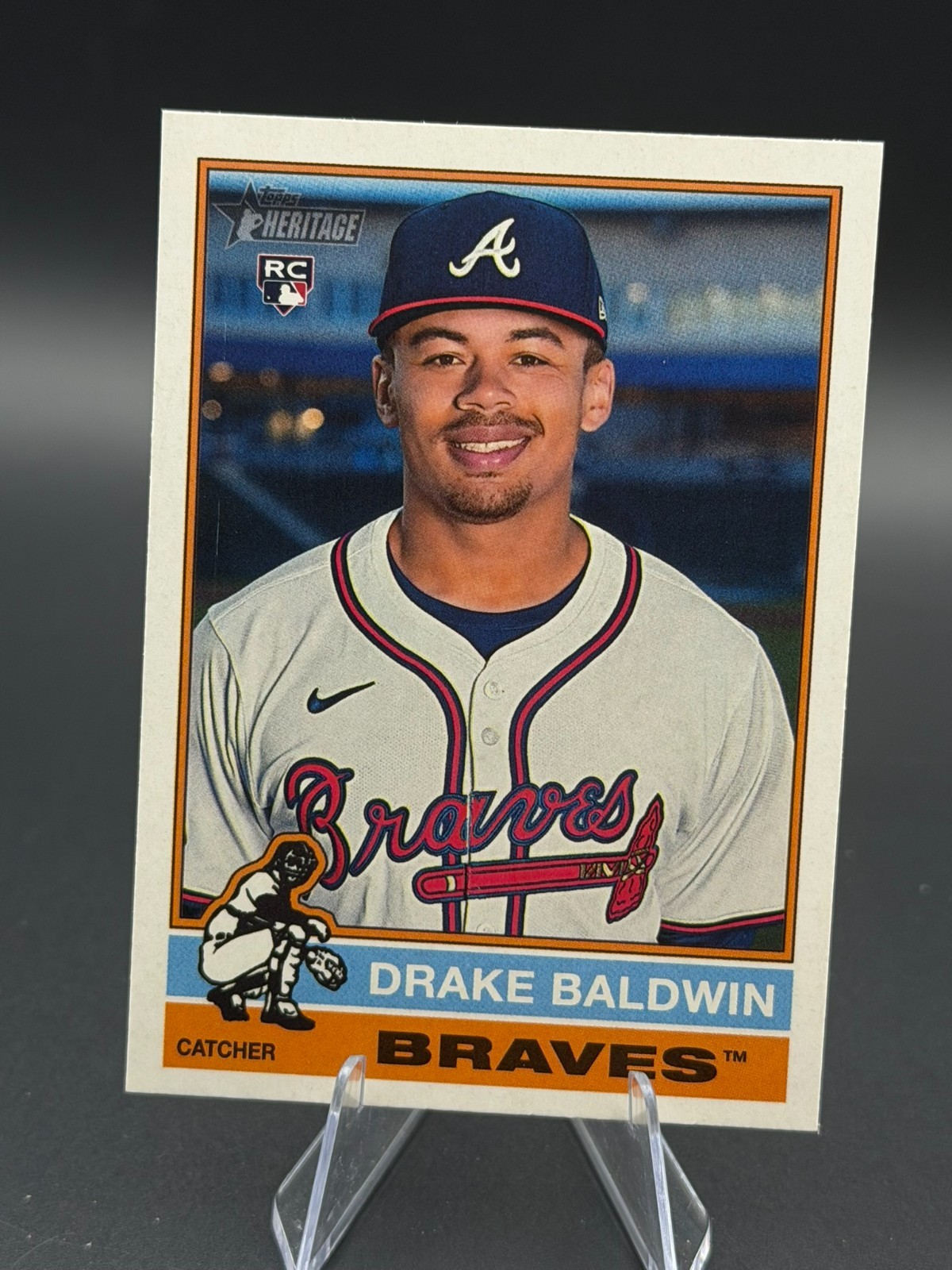 2025 Topps Heritage High Number #561 Drake Baldwin Atlanta Braves RC