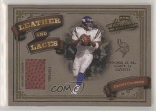 2003 Playoff Absolute Memorabilia Leather and Laces 250/250 Daunte Culpepper e3g