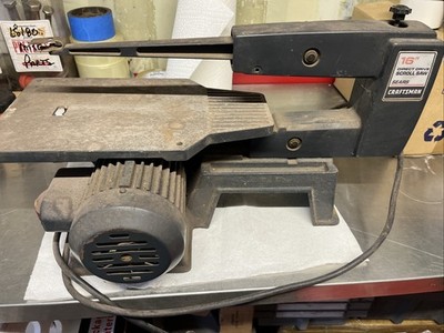 Sears Craftsman 16  Direct Drive Scroll Saw Vintage Bench Woodworking Tool￼