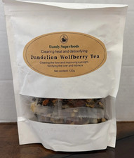 Dandelion Wolfberry Tea Bags, Organic Kidneys Liver Tea 120g/Pack Exp 9-13-26