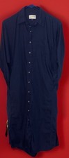 Universal Thread Women's Shirt Dress Long Sleeve Button Down Navy Sz. XS Nwot