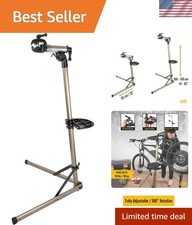 Heavy-Duty Bike Repair Stand - Portable Works...