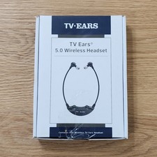 TV Ears Analog Wireless Headset System For TV Ideal For Seniors  With Hearing