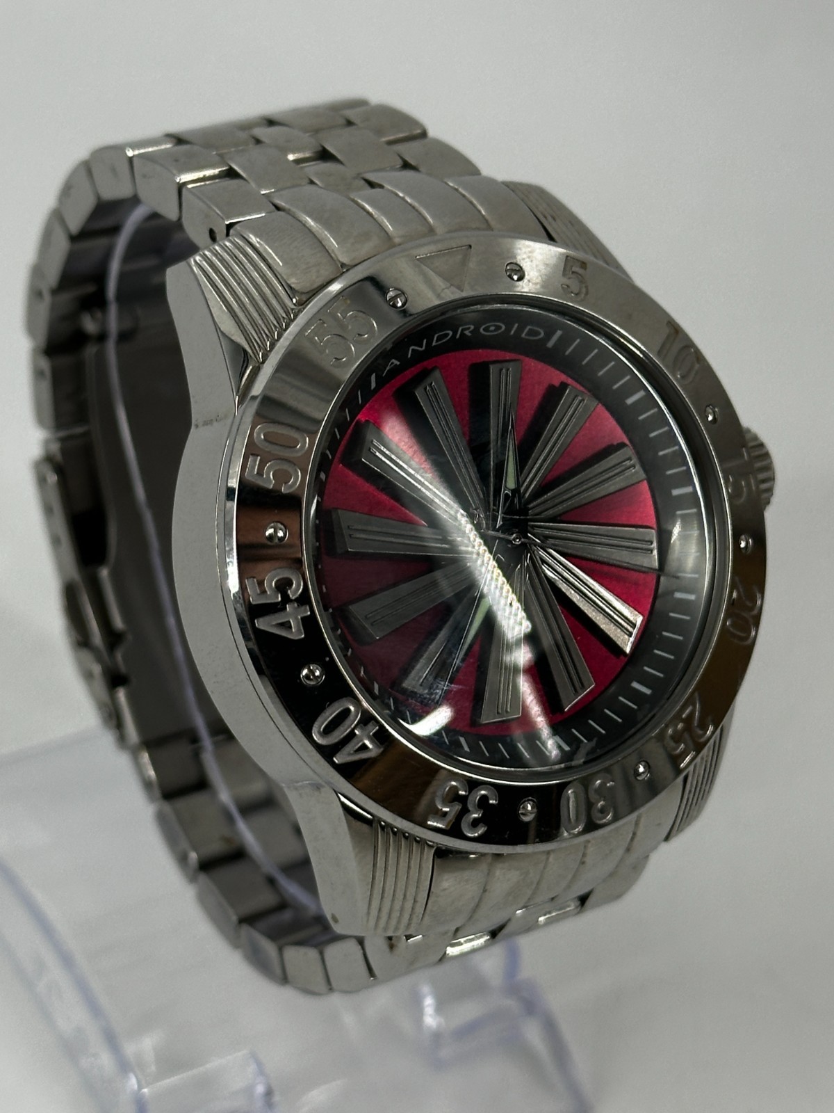 Android Time Machine Automatic Watch 48mm - Red A… - image 1
