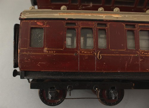 Antique Steam Locomotive Railroad Great Western Railway Long Wood Bogie Coaches - Picture 18 of 20