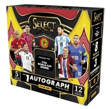 2025/26 PANINI SELECT ROAD TO FIFA WORLD CUP SOCCER HOBBY INTERNATIONAL BOX