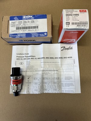 #ad #ad York 025 28678 006 Pressure Transducer 0 300 PSIG NEW Made By DANFOSS $250.00