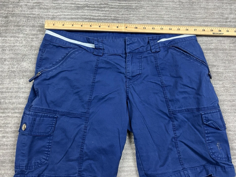 Pantalones Cortos Guy Harvey by Artisans Mujer Medianos Azul Mezcla de Algodón Carga Foto 4 de 4