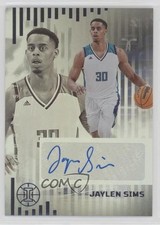 2022 Panini Chronicles Draft Picks Illusions Rookie Signs Jaylen Sims Auto 0re1