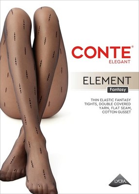 Fantasy Tights Conte Element   Vertical Dotted Line Pattern