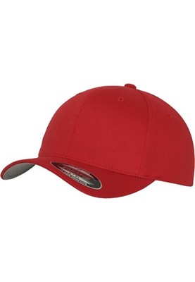 Flexfit Wooly Combed Cap - Red - S/M
