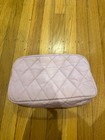 Vera Bradley Large Light Pink Cosmetic Pouch Nylon outside plastic lined inside — photo 1