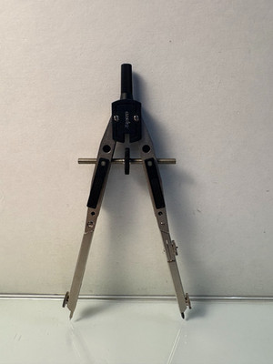ARISTO Metal Drafting Compass Quick Release Push Levers + Fine Adjustment Wheel
