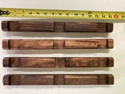 4 Large 3 Notch Lincoln Logs 15 inches Long x 1 1/2 inches Wide. Made ...